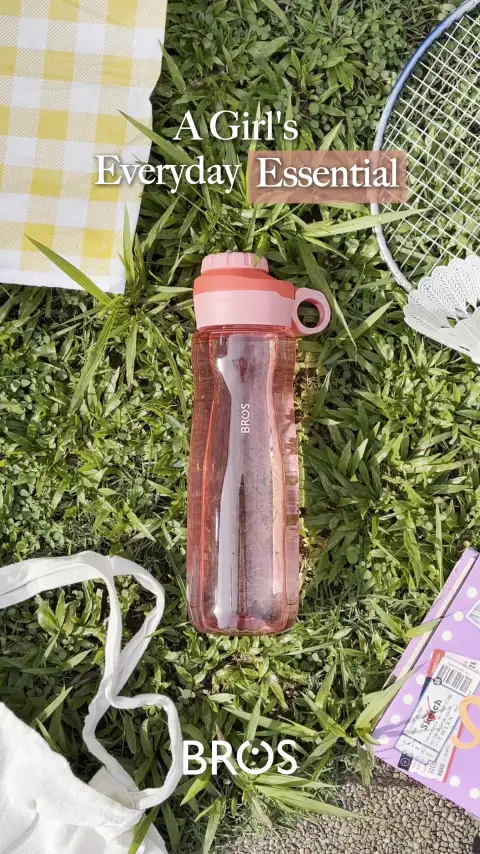 BROS water bottle short-form video